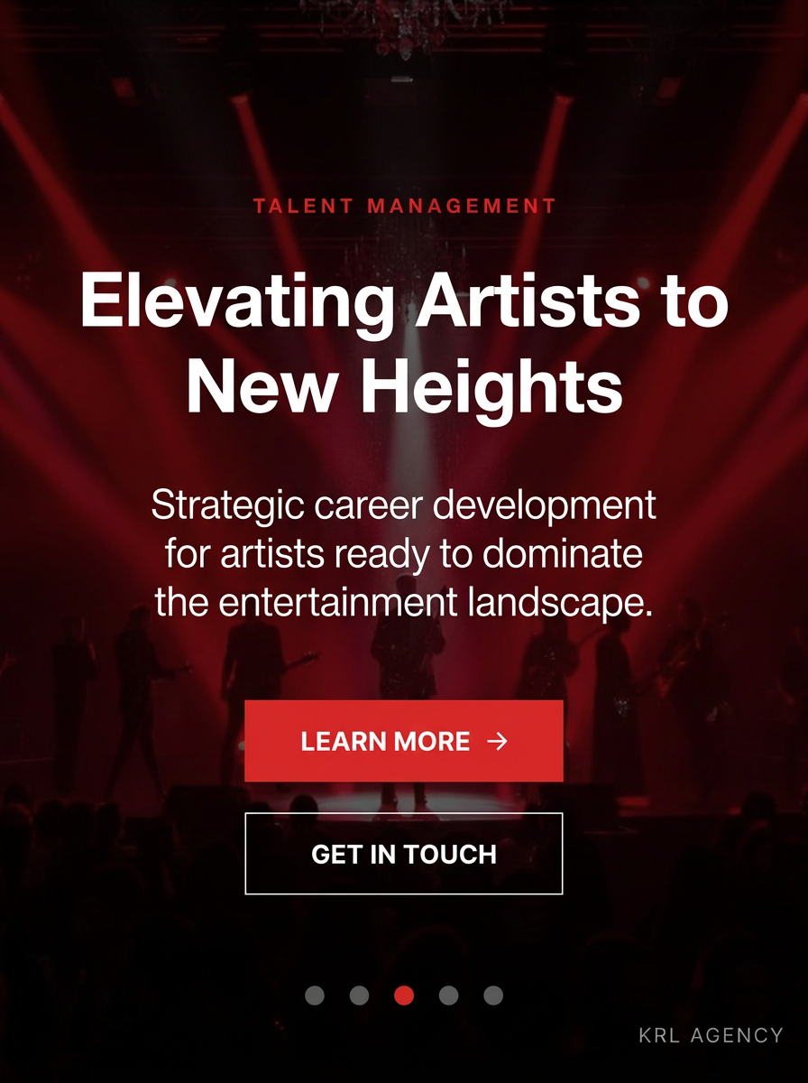 KRL Agency — tablet preview